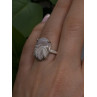 Vintage 925 Sterling Silver Agate Ring Size 7