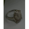 Vintage 925 Sterling Silver Agate Ring Size 7