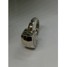 Unique Design 925 Sterling Silver White Colorless Spinel Ring Size 7