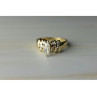 14K YELLOW GOLD DIAMONDS RING SIZE 10.5