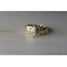 14K YELLOW GOLD DIAMONDS RING SIZE 10.5