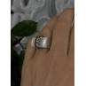 925 Sterling Silver White Abalone Mother of Pearl Ring Size 7