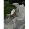 Elegant Vintage 925 Sterling Silver White Abalone & Marcasite Ring Size 9