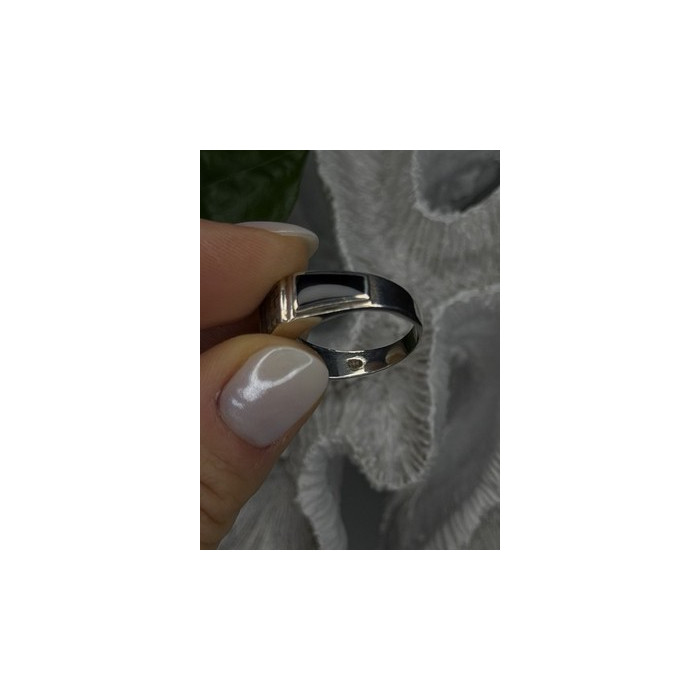 Vintage 925 Sterling Silver Black Onyx & Marcasite Ring Size 8.5