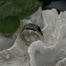 Vintage 925 Sterling Silver Black Onyx & Marcasite Ring Size 8.5