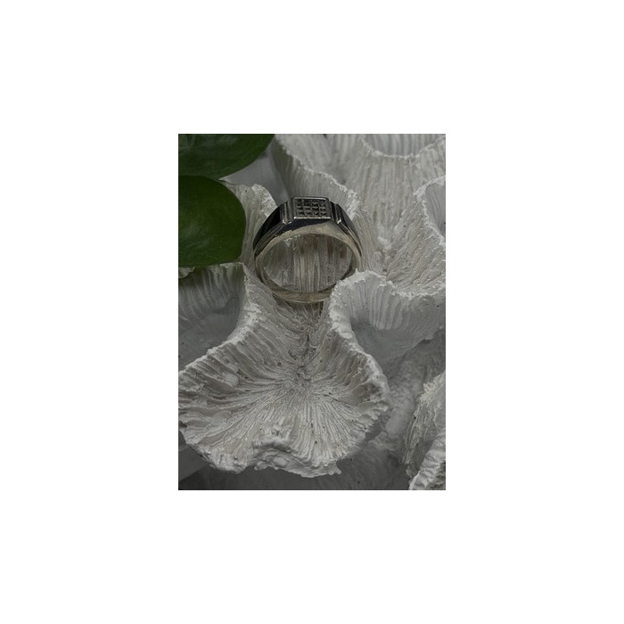 Vintage 925 Sterling Silver Black Onyx & Marcasite Ring Size 8.5