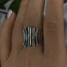 Beautiful Design 925 Sterling Silver Ring Size 8