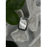 Elegant 925 Sterling Silver White Abalone Mother of Pearl Ring Size 7