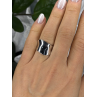 Unique Elegant Design 925 Sterling Silver Ring Size 7
