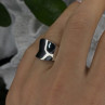 Unique Elegant Design 925 Sterling Silver Ring Size 7