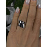 Unique Elegant Design 925 Sterling Silver Ring Size 7