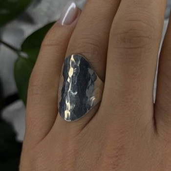 Minimalist 925 Sterling Silver Ring Size 8