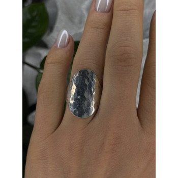 Minimalist 925 Sterling Silver Ring Size 8