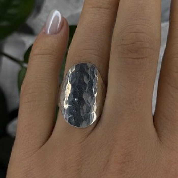 Minimalist 925 Sterling Silver Ring Size 8
