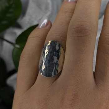 Minimalist 925 Sterling Silver Ring Size 8