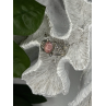 925 Sterling Silver Pink Rhodochrosite Ring Size 8