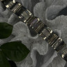 Vintage 925 Sterling Silver Abalone Mother of Pearl Bracelet Length 7