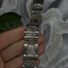 Vintage 925 Sterling Silver Abalone Mother of Pearl Bracelet Length 7
