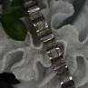 Vintage 925 Sterling Silver Abalone Mother of Pearl Bracelet Length 7