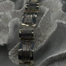 Vintage 925 Sterling Silver Abalone Mother of Pearl Bracelet Length 7