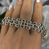Italy Milor Elegant Design 925 Sterling Silver Bracelet Size 7.5
