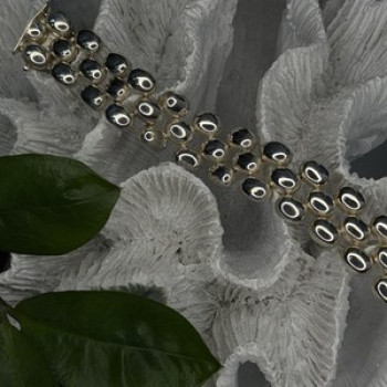 Italy Milor Elegant Design 925 Sterling Silver Bracelet Size 7.5