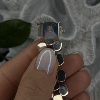 Italy Milor Elegant Design 925 Sterling Silver Bracelet Size 7.5