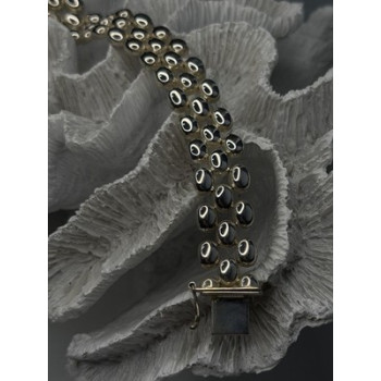 Italy Milor Elegant Design 925 Sterling Silver Bracelet Size 7.5