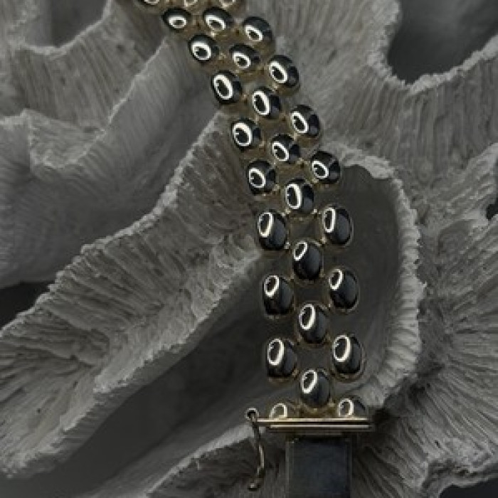 Italy Milor Elegant Design 925 Sterling Silver Bracelet Size 7.5