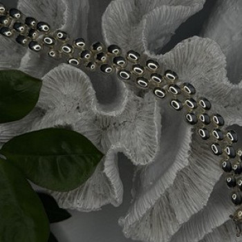 Italy Milor Elegant Design 925 Sterling Silver Bracelet Size 7.5