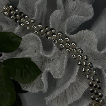 Italy Milor Elegant Design 925 Sterling Silver Bracelet Size 7.5
