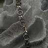 Vintage Design X-shaped & Circular Links 925 Sterling Silver Bracelet 7.5