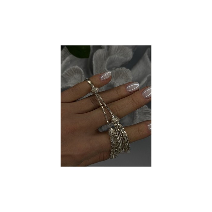 925 Sterling Silver Beautiful Necklace Chain with Charm Adjustable