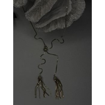 925 Sterling Silver Beautiful Necklace Chain with Charm Adjustable