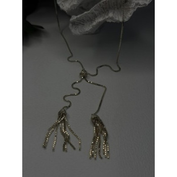 925 Sterling Silver Beautiful Necklace Chain with Charm Adjustable