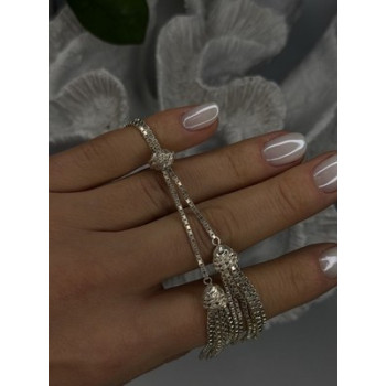 925 Sterling Silver Beautiful Necklace Chain with Charm Adjustable