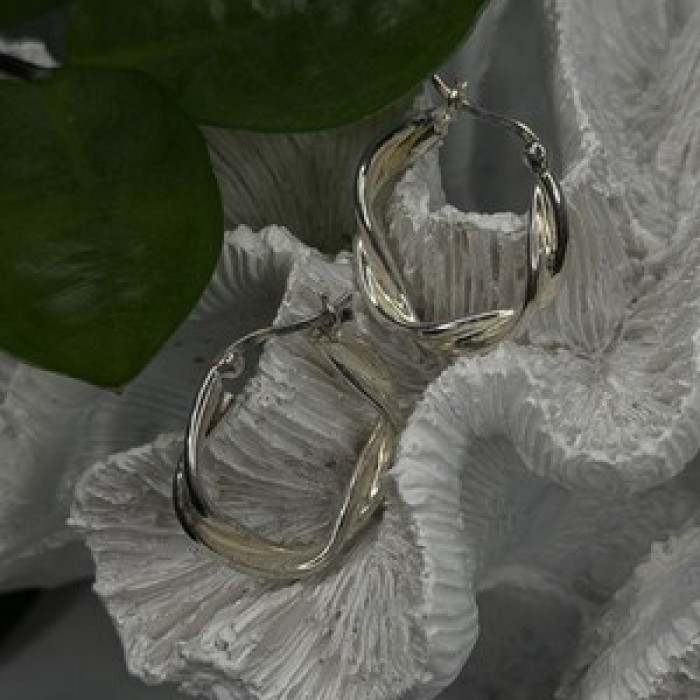 Minimalism Elegant 925 Sterling Silver Earrings