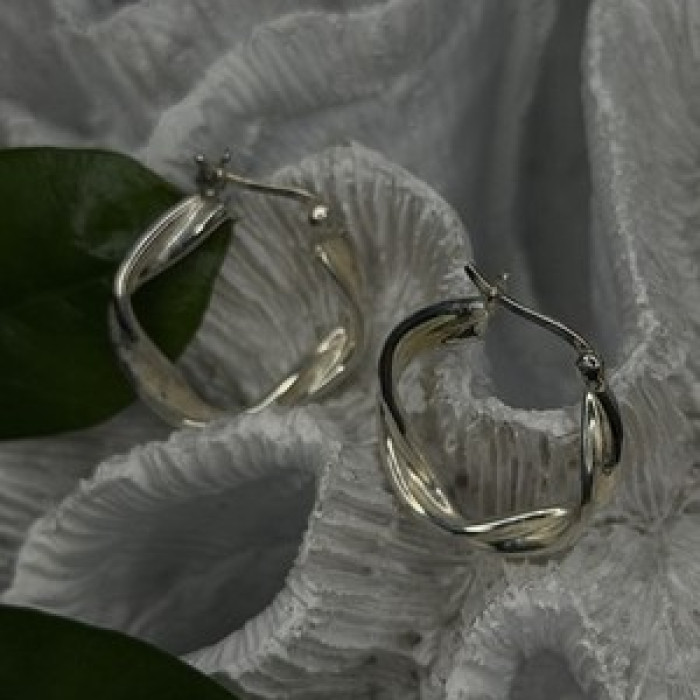 Minimalism Elegant 925 Sterling Silver Earrings