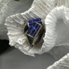 Vintage 925 Sterling Silver Sodalite Earrings