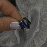 Vintage 925 Sterling Silver Sodalite Earrings