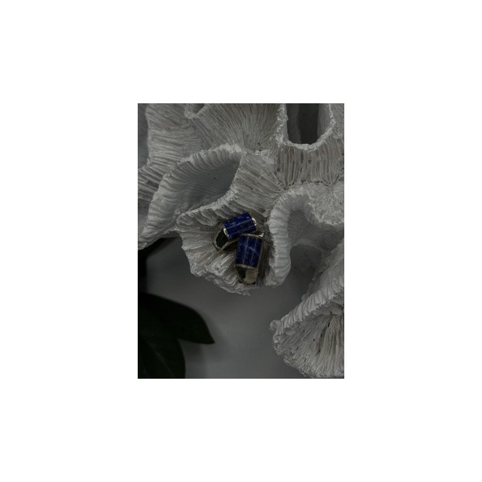 Vintage 925 Sterling Silver Sodalite Earrings