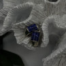 Vintage 925 Sterling Silver Sodalite Earrings