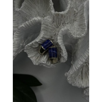 Vintage 925 Sterling Silver Sodalite Earrings