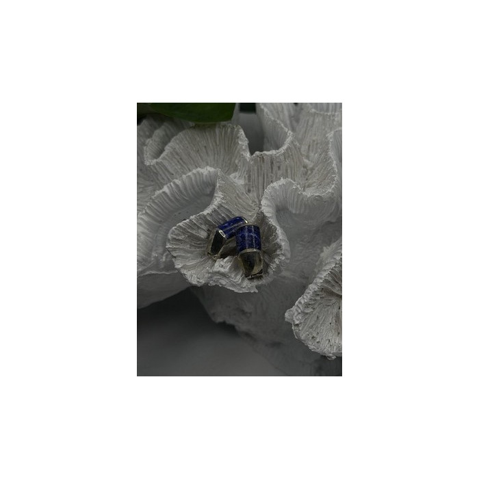 Vintage 925 Sterling Silver Sodalite Earrings