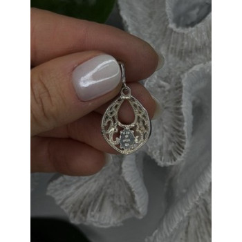 925 Sterling Silver Yellow and Rose Gold Plated Leaf Turquoise Pendant