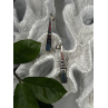 Navajo 925 Sterling Silver Turquoise & Coral Dangle Earrings
