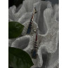 Navajo 925 Sterling Silver Turquoise & Coral Dangle Earrings