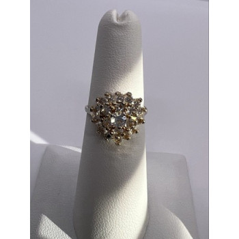 925 Sterling Silver CZ Ring Size 5.5