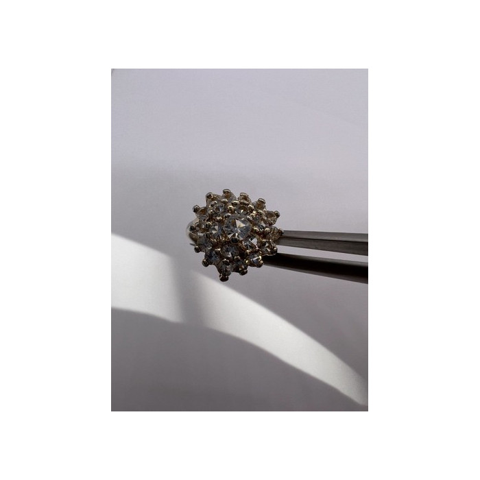 925 Sterling Silver CZ Ring Size 5.5
