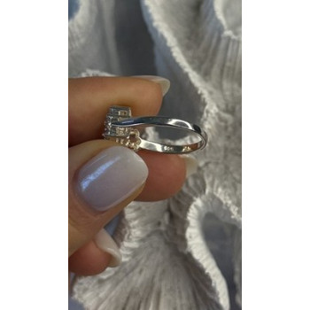 Floral 925 Sterling Silver Tanzanite Ring Size 7